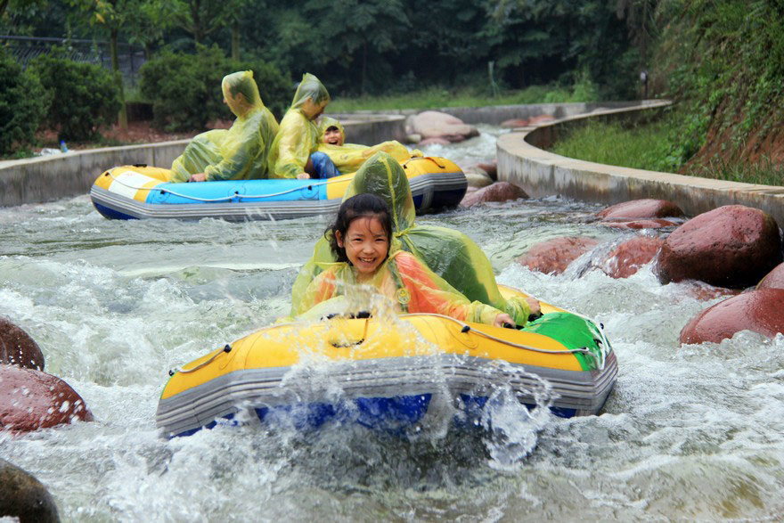 Forest rafting